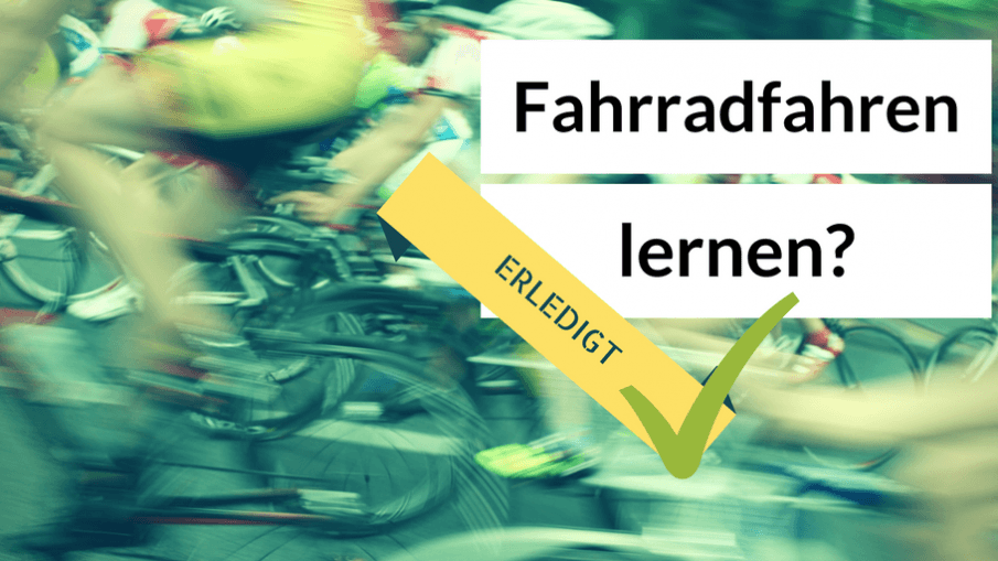 Fahrradfahren lernen? Erledigt! auf kinderalltag.de