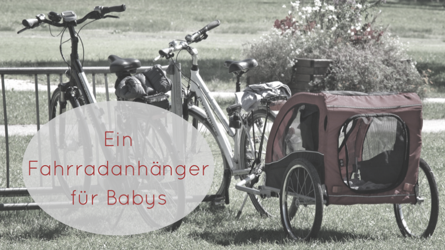 Ein Fahrradanhänger für Babys auf kinderalltag.de
