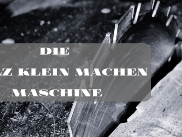 Die Holz klein machen Maschine auf kinderalltag.de