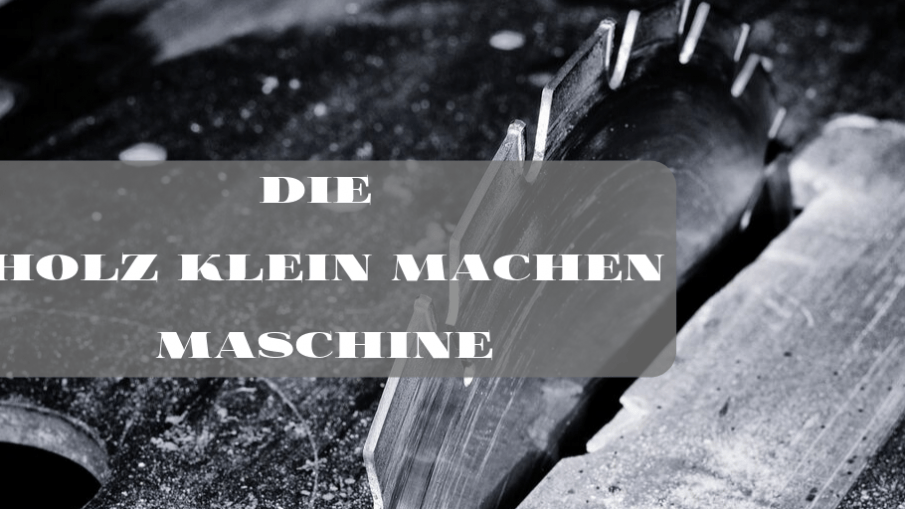 Die Holz klein machen Maschine auf kinderalltag.de