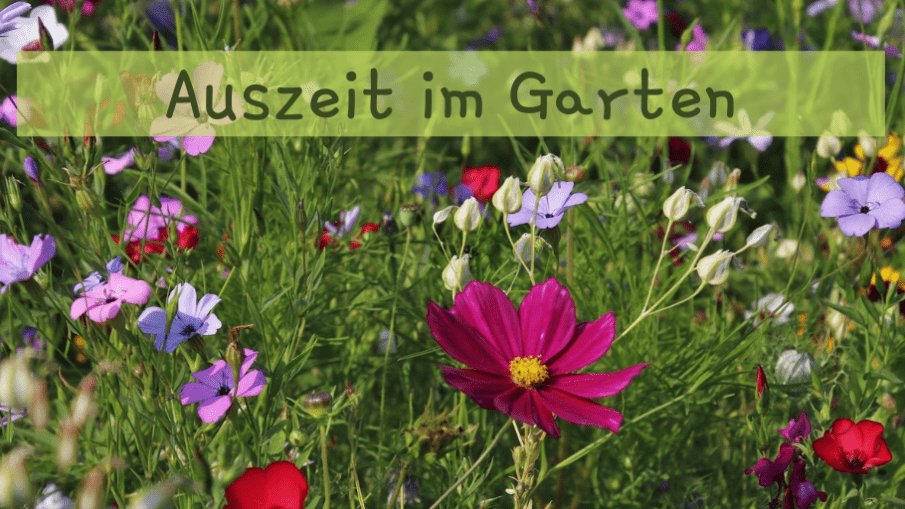 Auszeit im Garten auf kinderalltag.de