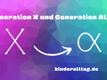 Generation X und Generation Alpha auf kinderalltag.de