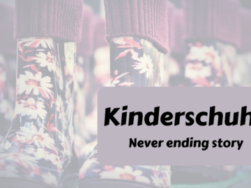 Kinderschuhe - never ending story auf kinderalltag.de